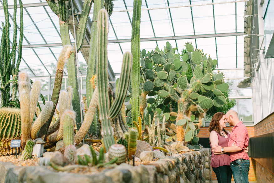 Kate Andy Matthaei Botanical Gardens Engagement Session