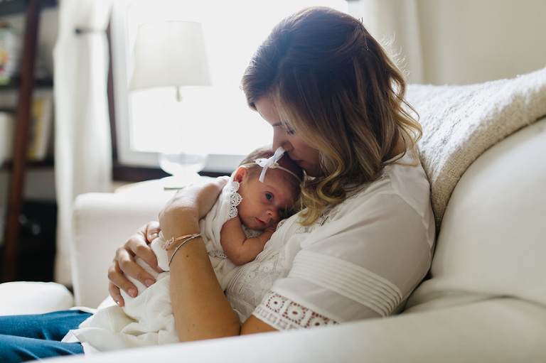 Newborn Lifestyle Photography in Plymouth, Michigan