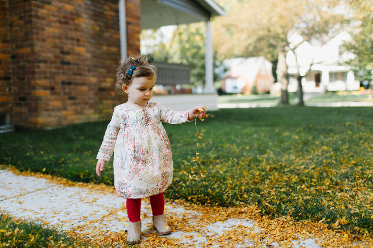 Fall portrait photography by Nicole Haley Photography