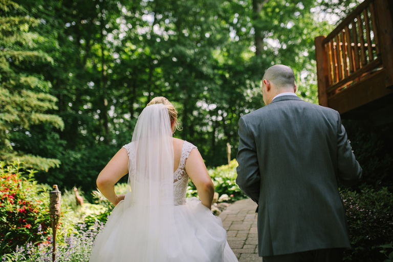 Carrie & Steve Sunset Cove Bed and Breakfast Wedding