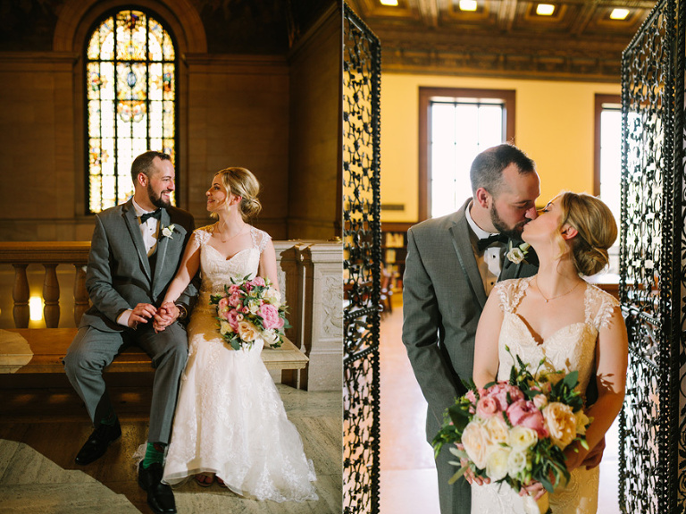 Gem Theatre Wedding in Detroit by Nicole Haley Photography