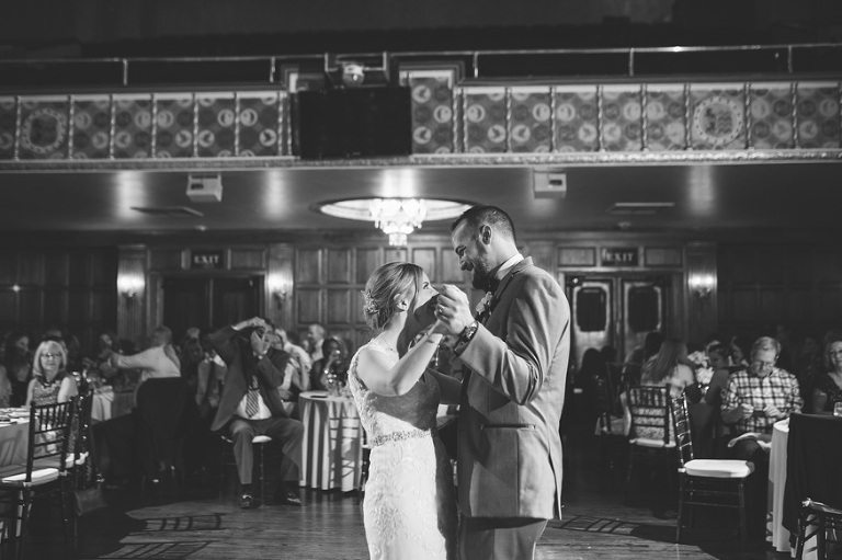Gem Theatre Wedding in Detroit by Nicole Haley Photography