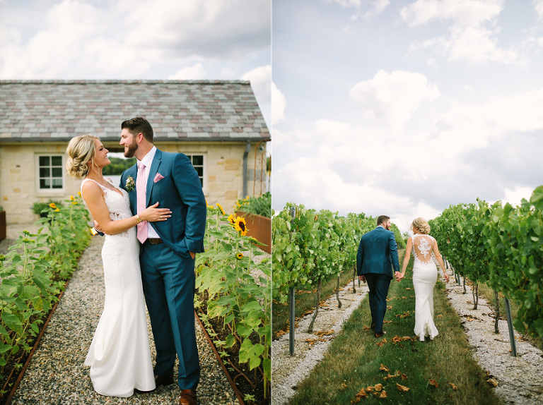 Vineyard Style Wedding in Michigan by Nicole Haley Photography