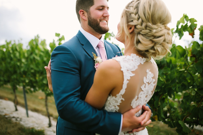 Vineyard Style Wedding in Michigan by Nicole Haley Photography