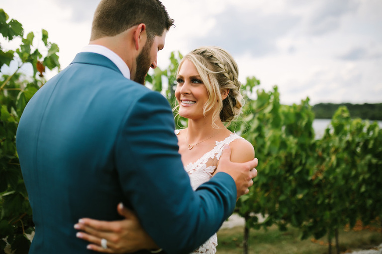 Vineyard Style Wedding in Michigan by Nicole Haley Photography