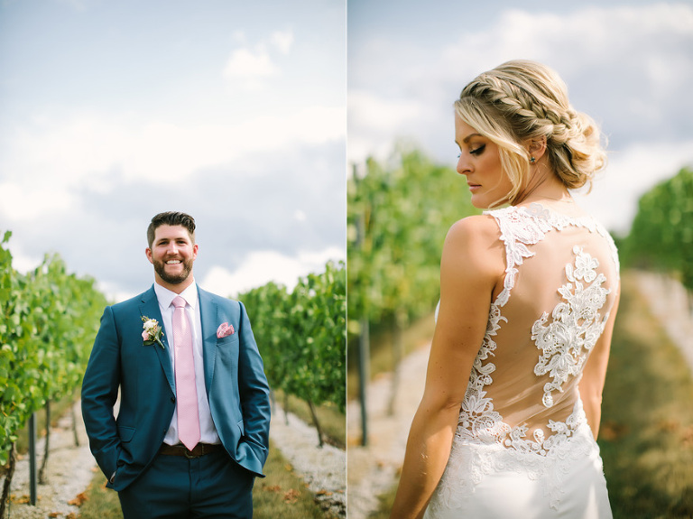 Vineyard Style Wedding in Michigan by Nicole Haley Photography