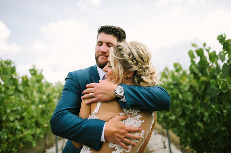 Vineyard Style Wedding in Michigan by Nicole Haley Photography