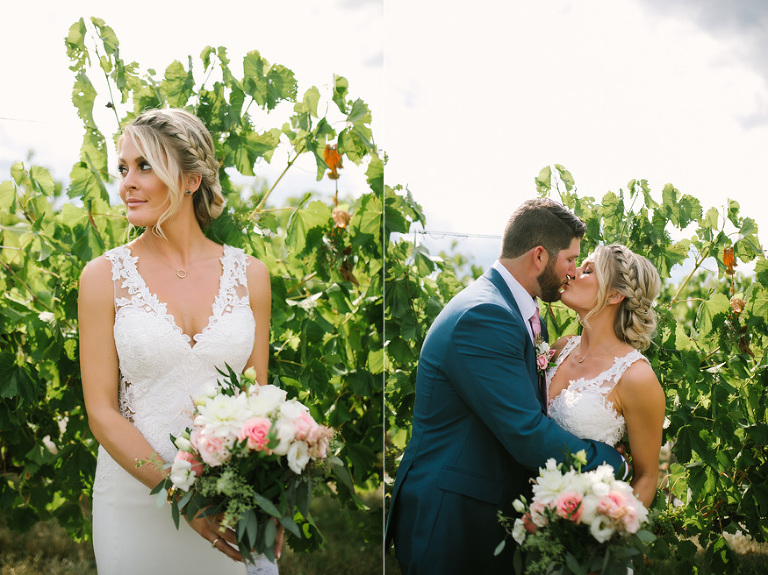 Vineyard Style Wedding in Michigan by Nicole Haley Photography