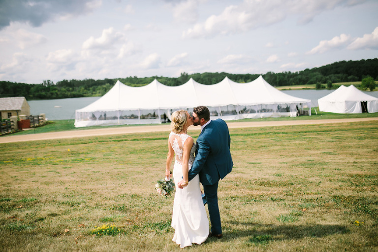 Vineyard Style Wedding in Michigan by Nicole Haley Photography