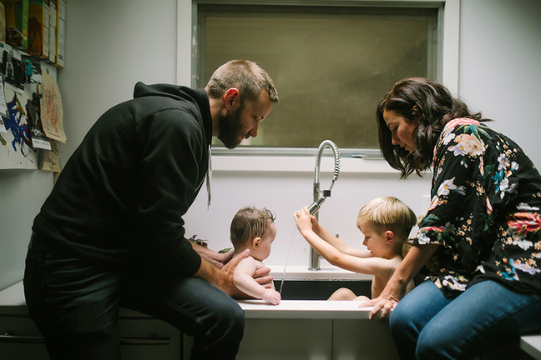 Documentary Family Portraits by Ann Arbor photographer, Nicole Haley Photography