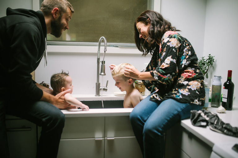 Documentary Family Portraits by Ann Arbor photographer, Nicole Haley Photography