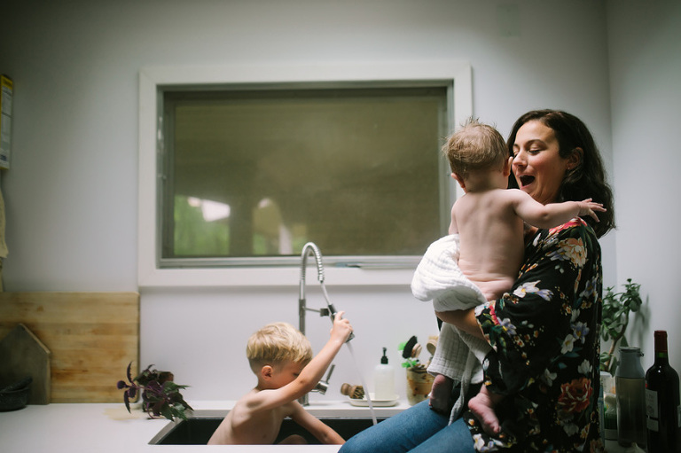 Documentary Family Portraits by Ann Arbor photographer, Nicole Haley Photography