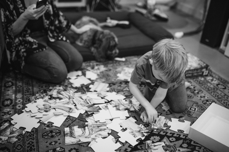 Documentary Family Portraits by Ann Arbor photographer, Nicole Haley Photography