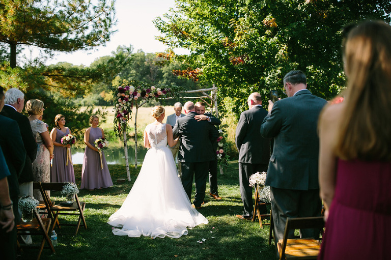 Misty Farm wedding photography by Michigan wedding photographer, Nicole Haley Photography