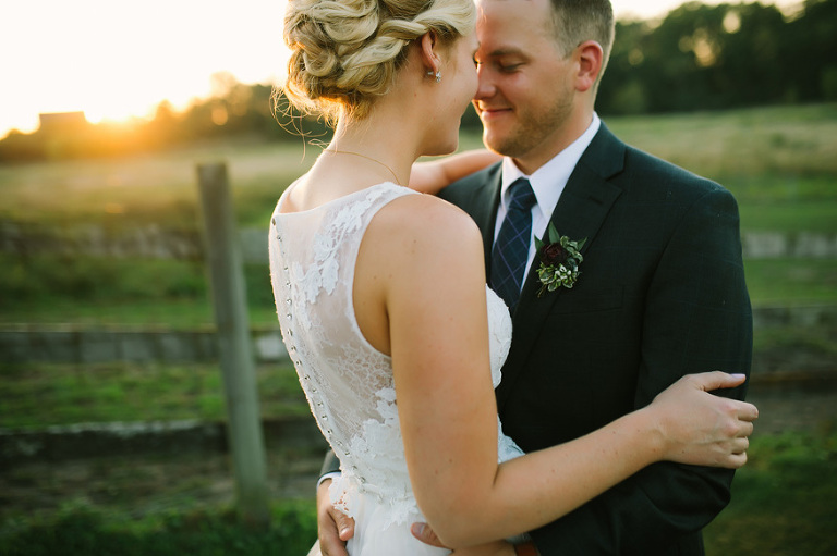 Misty Farm wedding photography by Michigan wedding photographer, Nicole Haley Photography