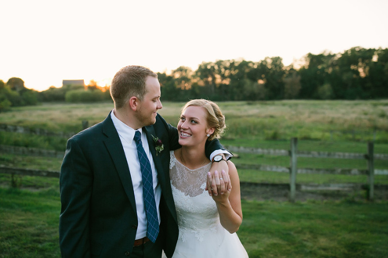 Misty Farm wedding photography by Michigan wedding photographer, Nicole Haley Photography