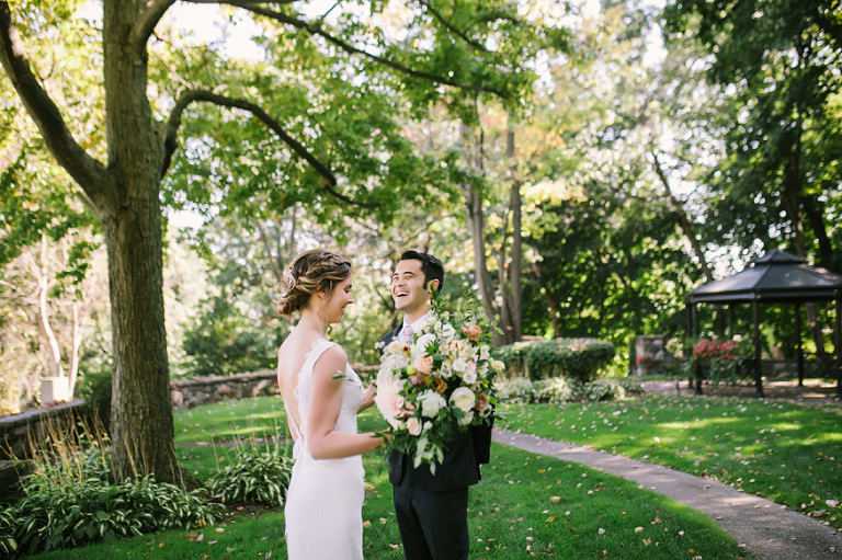 Pine Knob Mansion wedding photography by Michigan wedding photographer, Nicole Haley Photography.