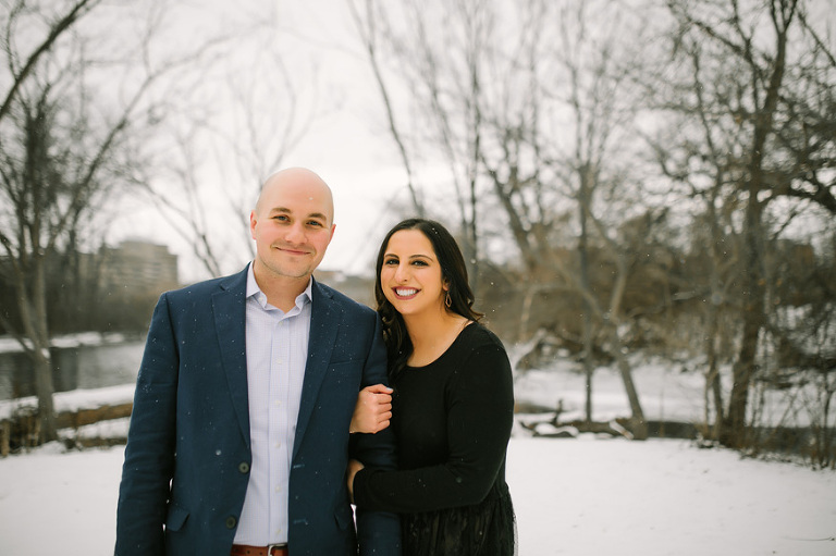 Winter engagement session by Nicole Haley Photography