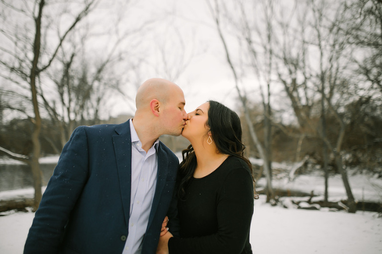 Winter engagement session by Nicole Haley Photography