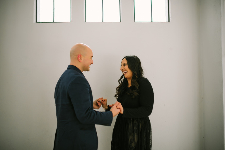 Winter engagement session by Nicole Haley Photography
