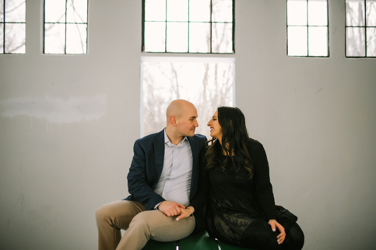 Winter engagement session by Nicole Haley Photography
