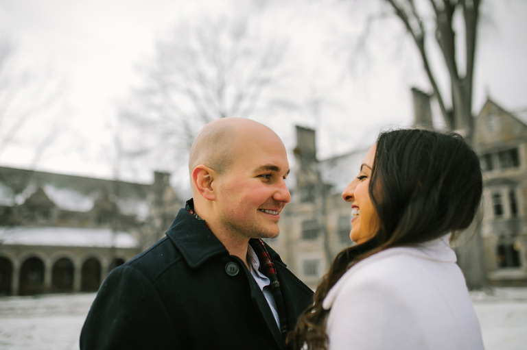 Winter engagement session by Nicole Haley Photography