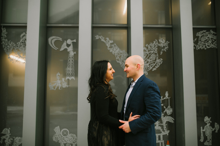 Winter engagement session by Nicole Haley Photography