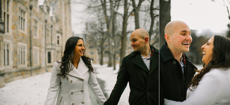 Winter engagement session by Nicole Haley Photography