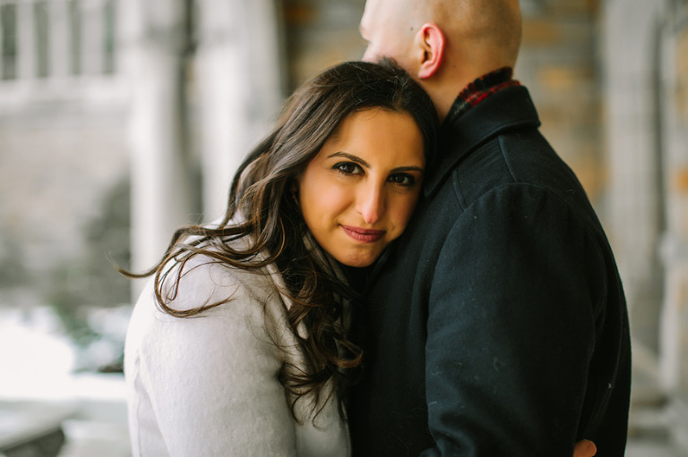 Winter engagement session by Nicole Haley Photography