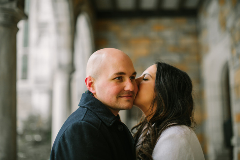Winter engagement session by Nicole Haley Photography