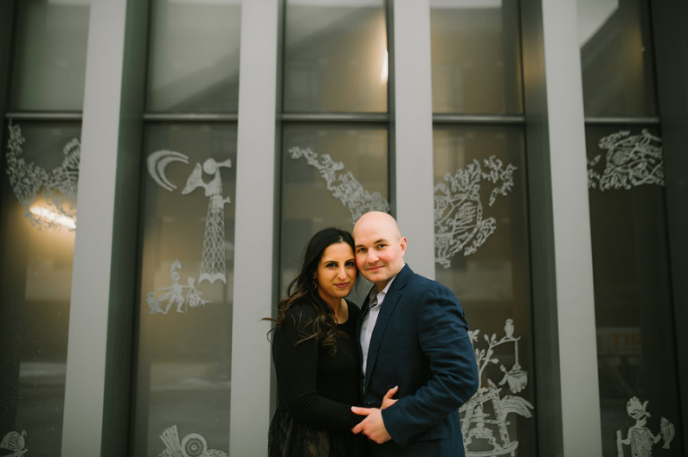 Winter engagement session by Nicole Haley Photography