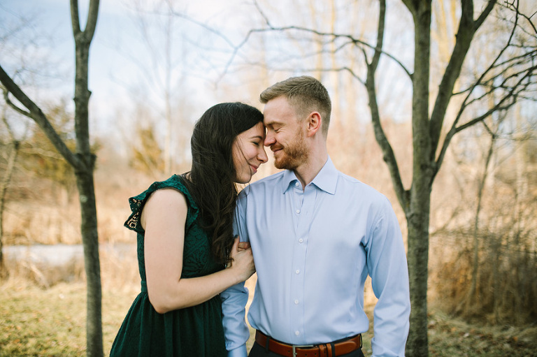 Matthaei Botanical Gardens engagement session by Ann Arbor photographer, Nicole Haley Photography