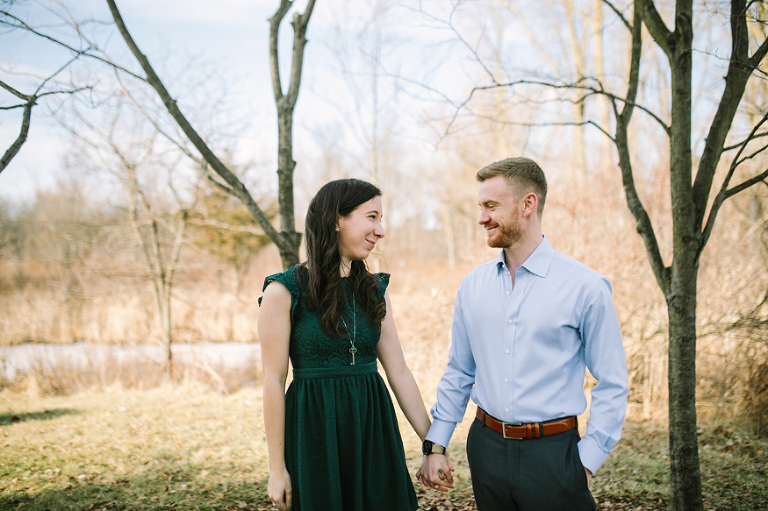 Matthaei Botanical Gardens engagement session by Ann Arbor photographer, Nicole Haley Photography