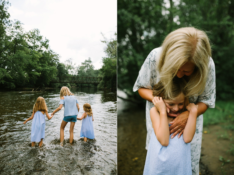 An Evening in the River at Island Park | Nicole Haley Photography