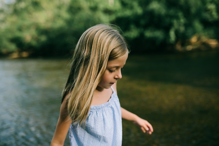 An Evening in the River at Island Park | Nicole Haley Photography