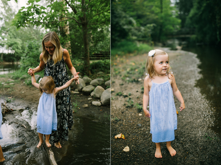 An Evening in the River at Island Park | Nicole Haley Photography