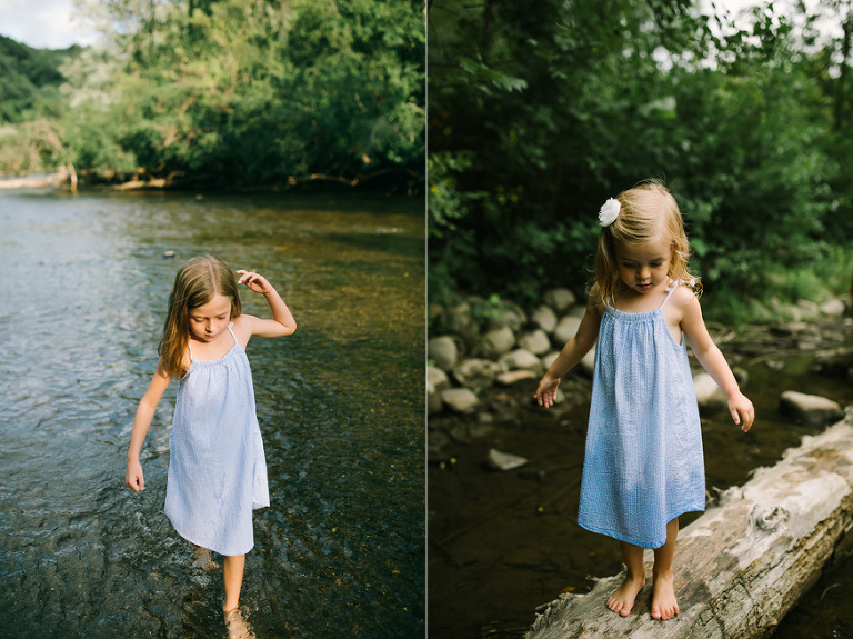 An Evening in the River at Island Park | Nicole Haley Photography