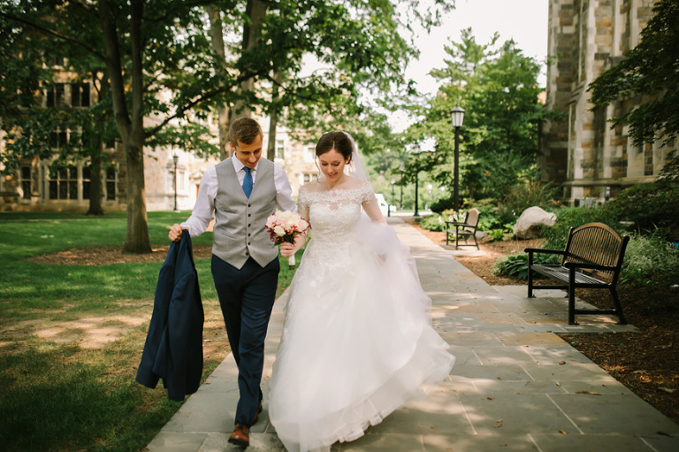 University of Michigan North Quad Dining Hall Wedding | Nicole Haley Photography