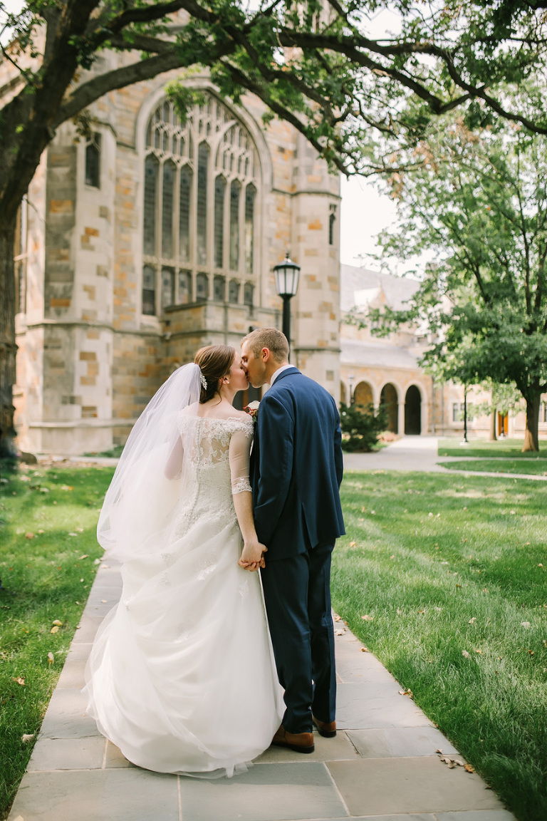 University of Michigan North Quad Dining Hall Wedding | Nicole Haley Photography
