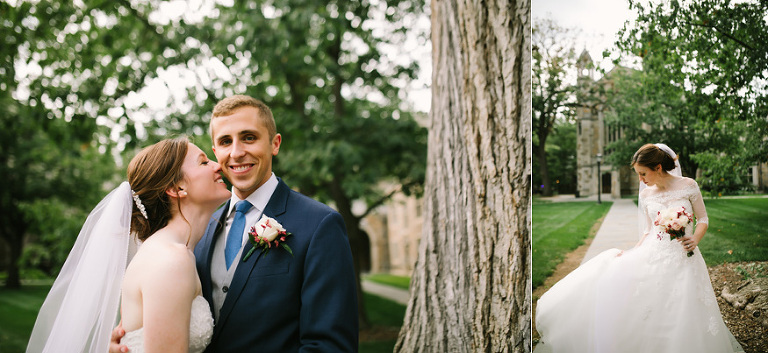 University of Michigan North Quad Dining Hall Wedding | Nicole Haley Photography
