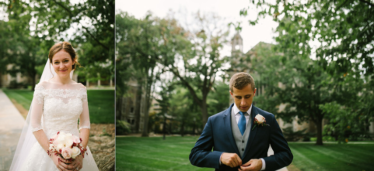 University of Michigan North Quad Dining Hall Wedding | Nicole Haley Photography