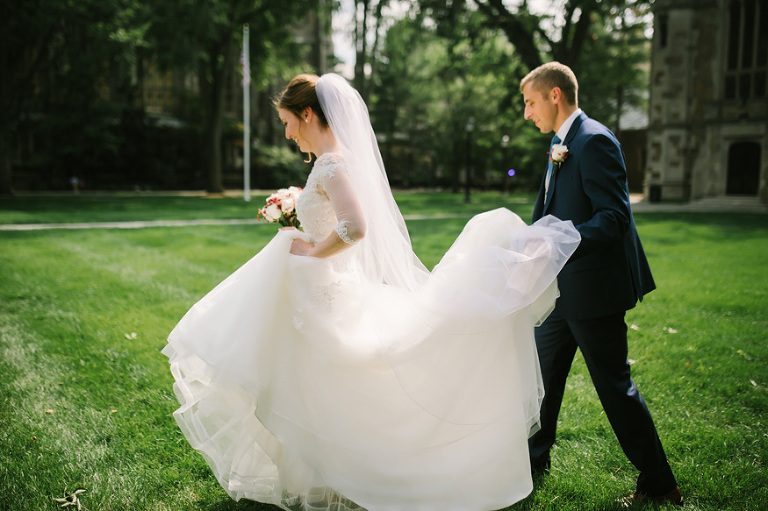 University of Michigan North Quad Dining Hall Wedding | Nicole Haley Photography