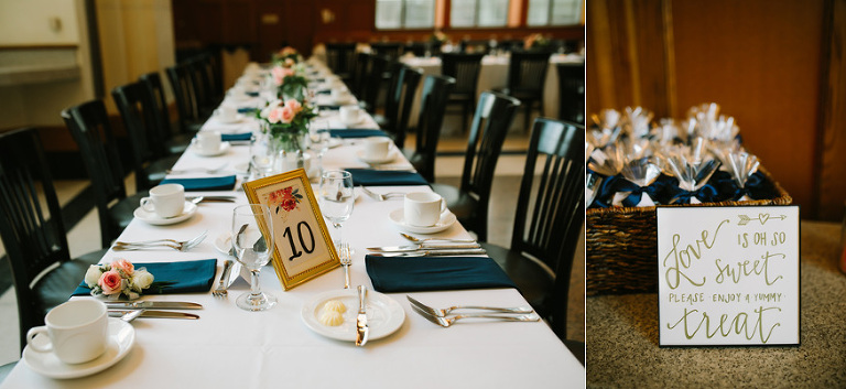 University of Michigan North Quad Dining Hall Wedding | Nicole Haley Photography