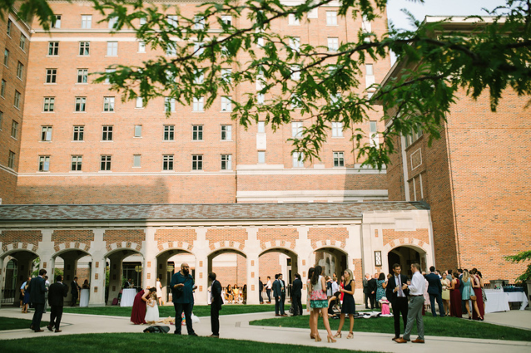 University of Michigan North Quad Dining Hall Wedding | Nicole Haley Photography