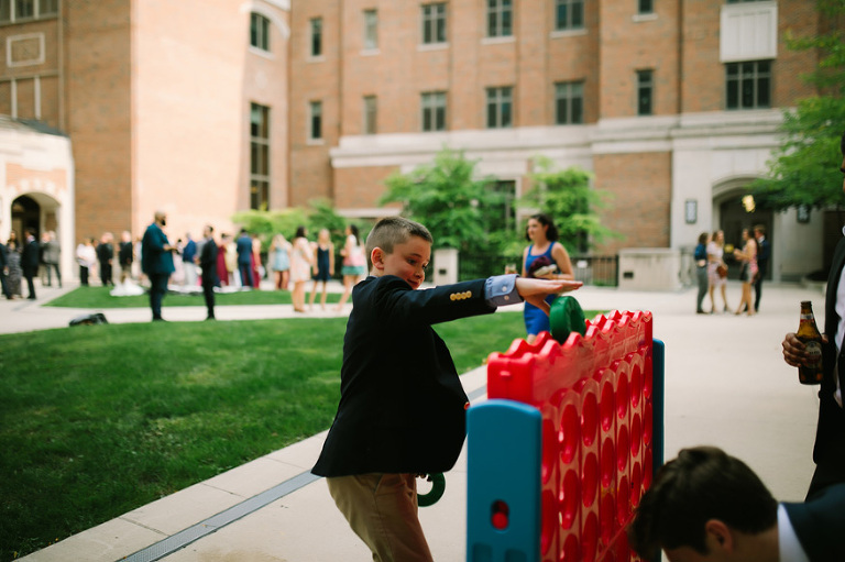 University of Michigan North Quad Dining Hall Wedding | Nicole Haley Photography