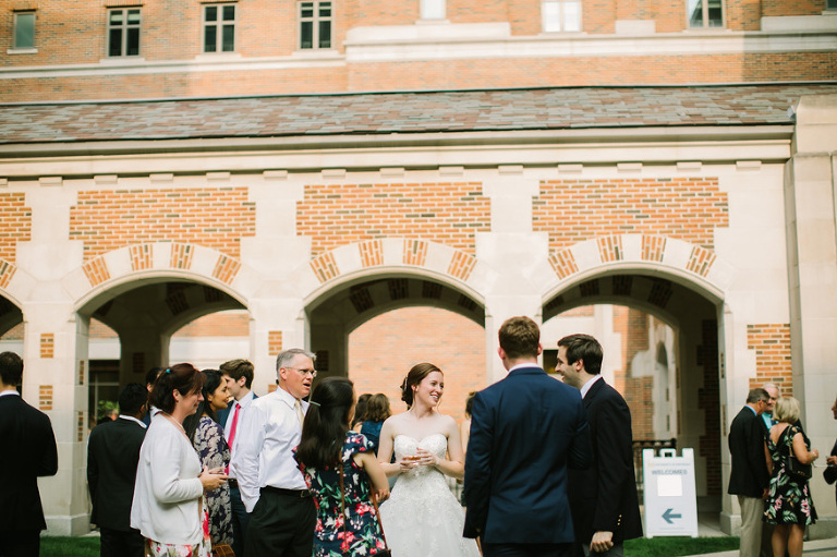 University of Michigan North Quad Dining Hall Wedding | Nicole Haley Photography