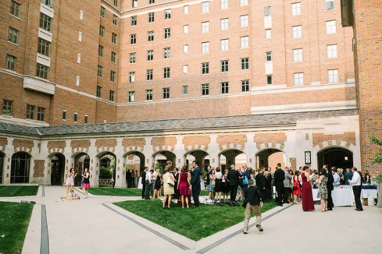University of Michigan North Quad Dining Hall Wedding | Nicole Haley Photography