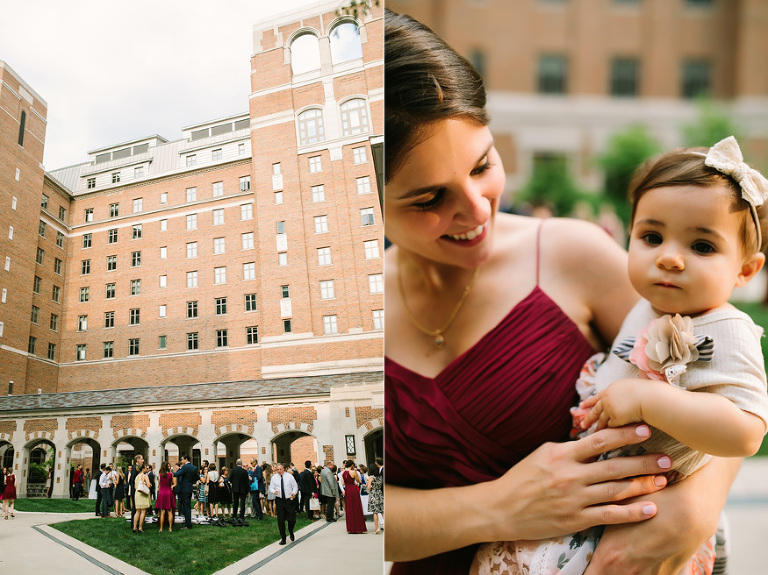University of Michigan North Quad Dining Hall Wedding | Nicole Haley Photography