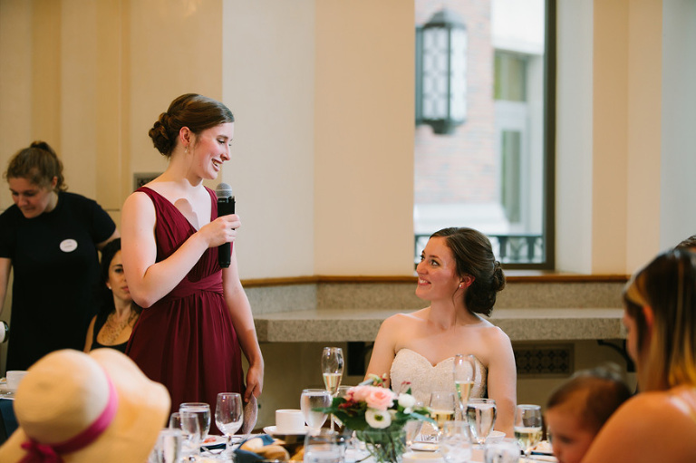 University of Michigan North Quad Dining Hall Wedding | Nicole Haley Photography