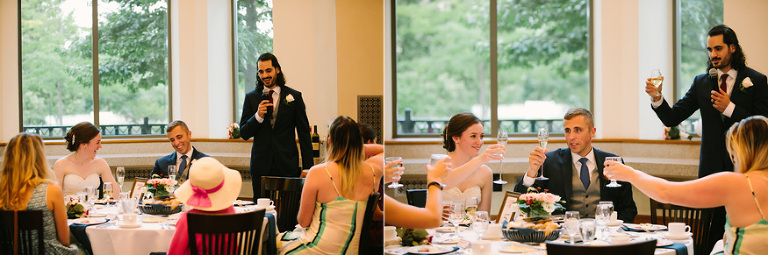 University of Michigan North Quad Dining Hall Wedding | Nicole Haley Photography